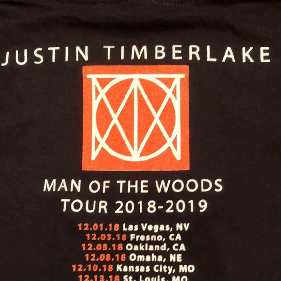 Justin Timberlake Man of Woods Concert Tee Shirt - Picture 6 of 6